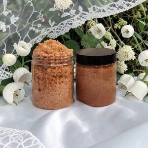 Orchid & Vine Pink Himalayan Salt Scrub Body Exfoliation Lily Of The Valley